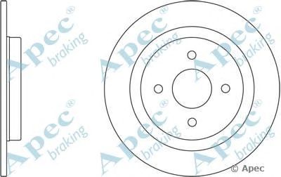 APEC BRAKING dsk2391 -  Тормозной диск